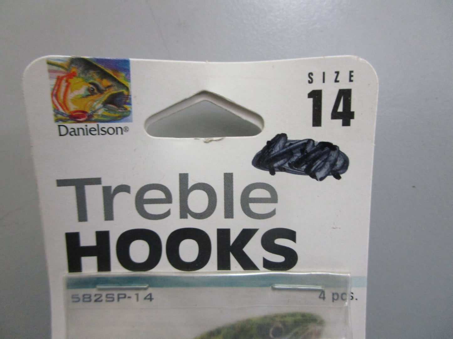 *NEW* 0770 Danielson Size 14 Treble Hooks 582SP-14