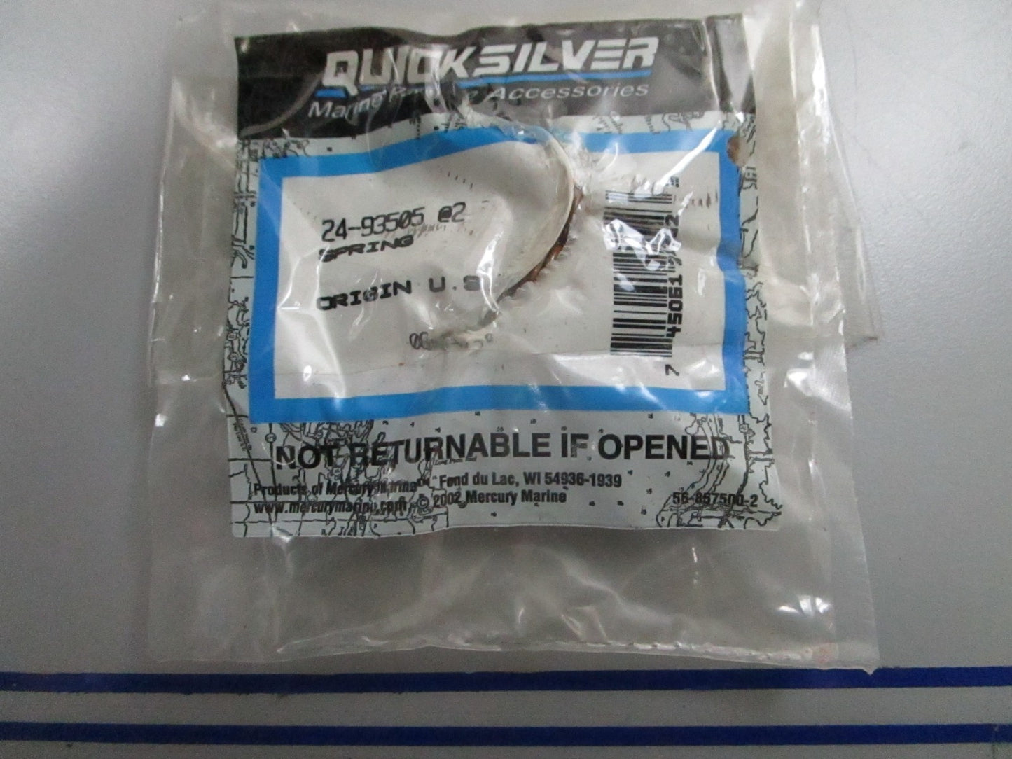 *NEW OEM* (LOT OF 2) 0840 Mercury Quicksilver Spring 24-93505