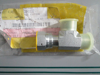NEW OEM 38H1032 John Deere Swivel Run Tee Fitting 0820