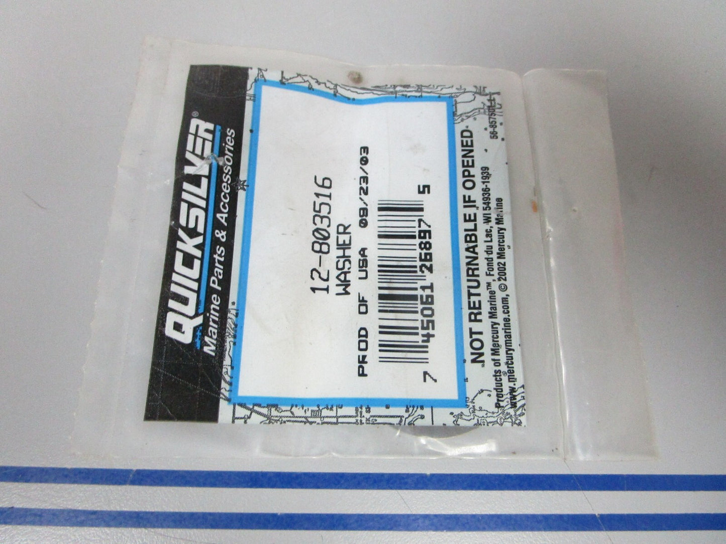 *NEW OEM* 0810 Mercury Quicksilver Washer 12-803516