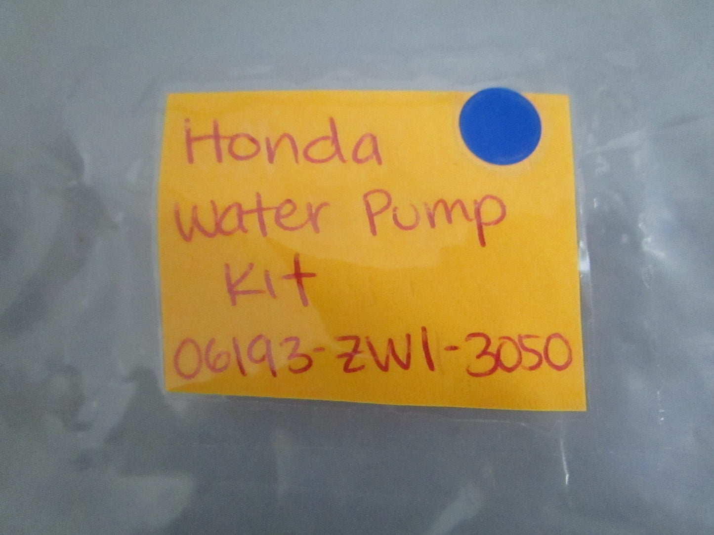 NEW OEM 06193-ZW1-3050 Honda Water Pump Kit 0820