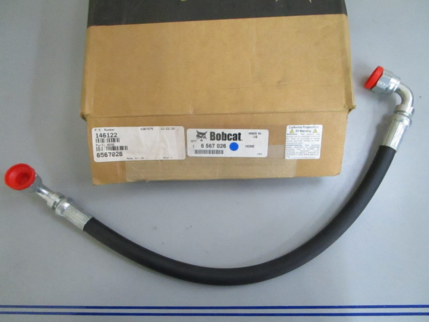 *NEW OEM* 0820 Bobcat Hose 6567026