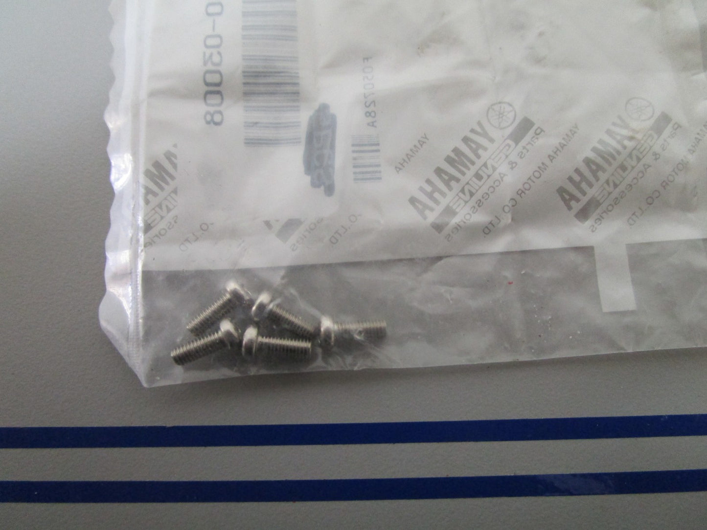 NEW OEM (LOT OF 5) 98500-03008 Yamaha Screw 0810