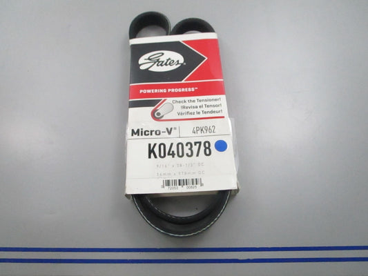 NEW K040378 Gates Micro-V Serpentine Belt 0810