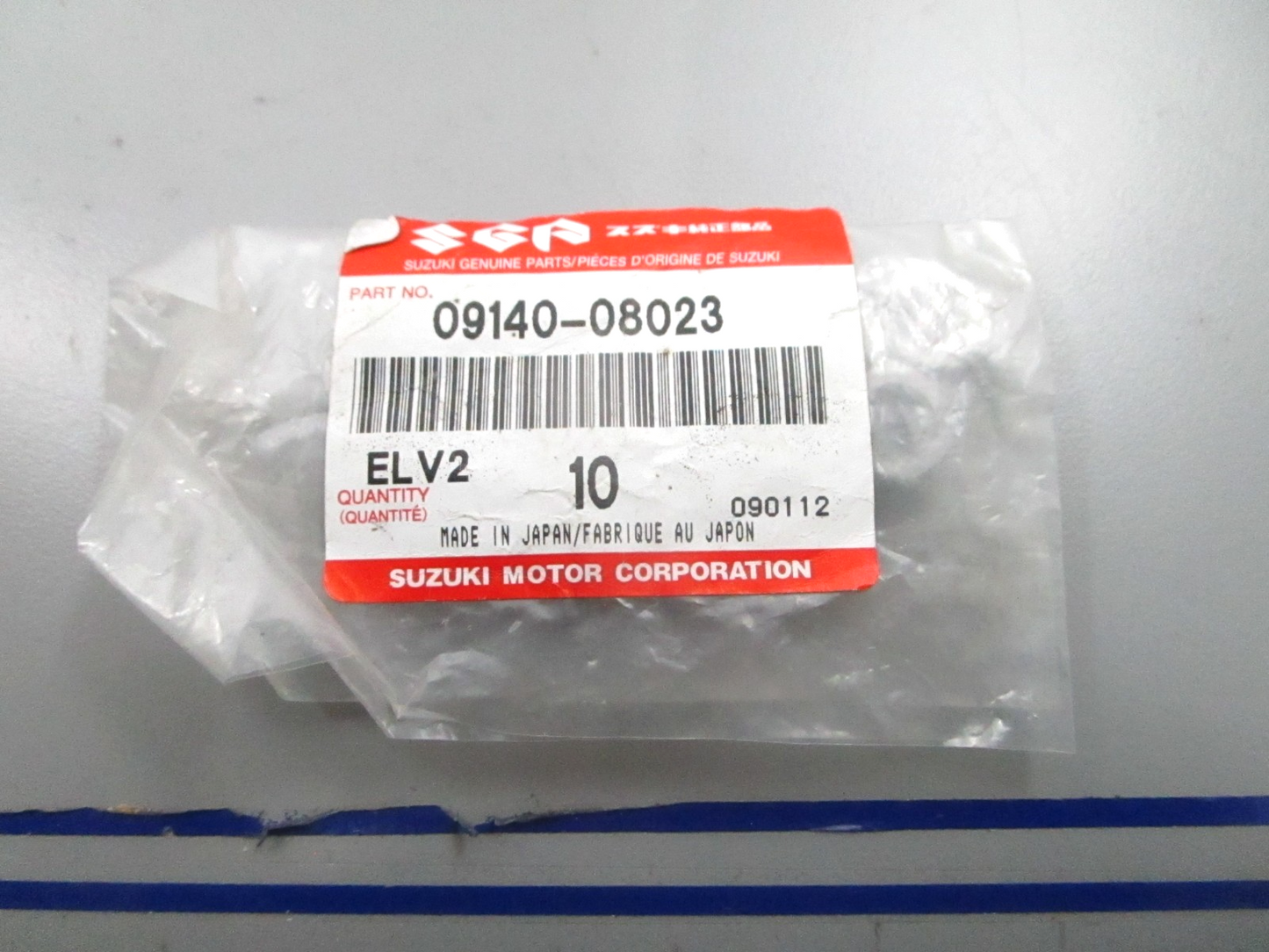 *NEW OEM* (LOT OF 10) 0810 Suzuki Nut 09140-08023