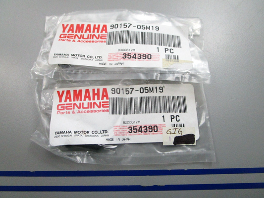NEW OEM (LOT OF 2) Yamaha 90157-05M19 Pan Head Screw 0810