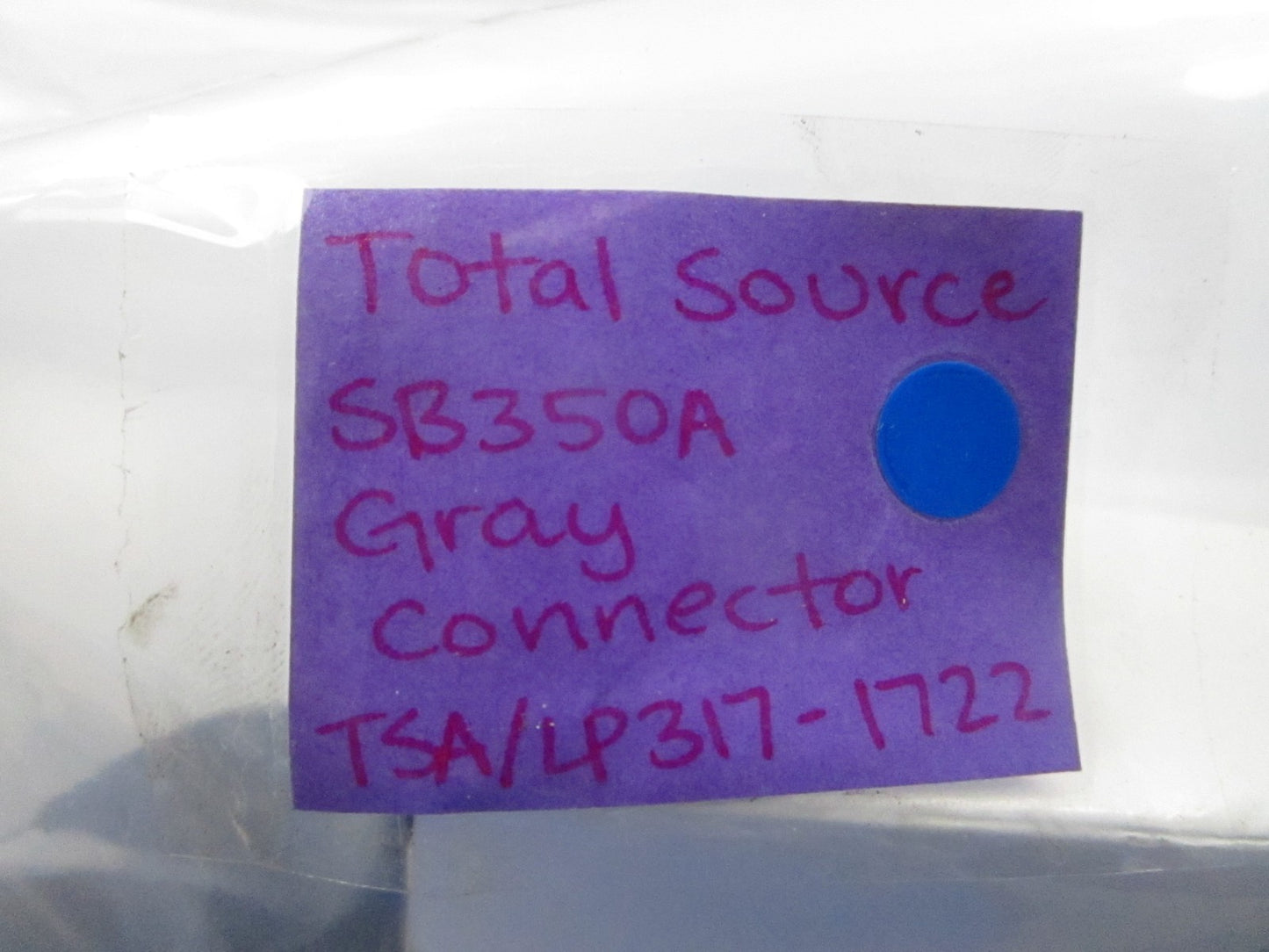 *NEW* 0810 Total Source SB 350A Gray Connector TSA/LP317-1722