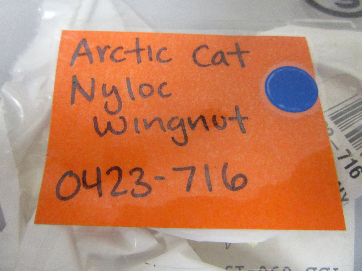*NEW OEM* 0810 Arctic Cat Nyloc Wingnut 0423-716