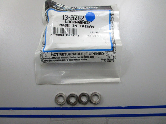 *NEW OEM* (LOT OF 4) 0810 Mercury Quicksilver Lock Washer 13-26992