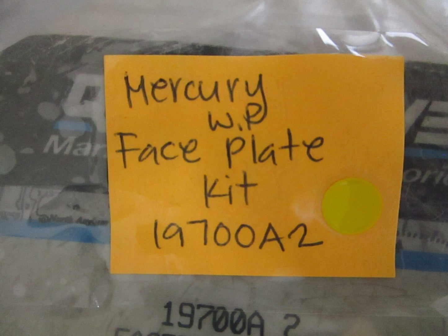 *NEW OEM* 0750 Mercury Quicksilver W.P. FACE PLATE KIT 19700A2