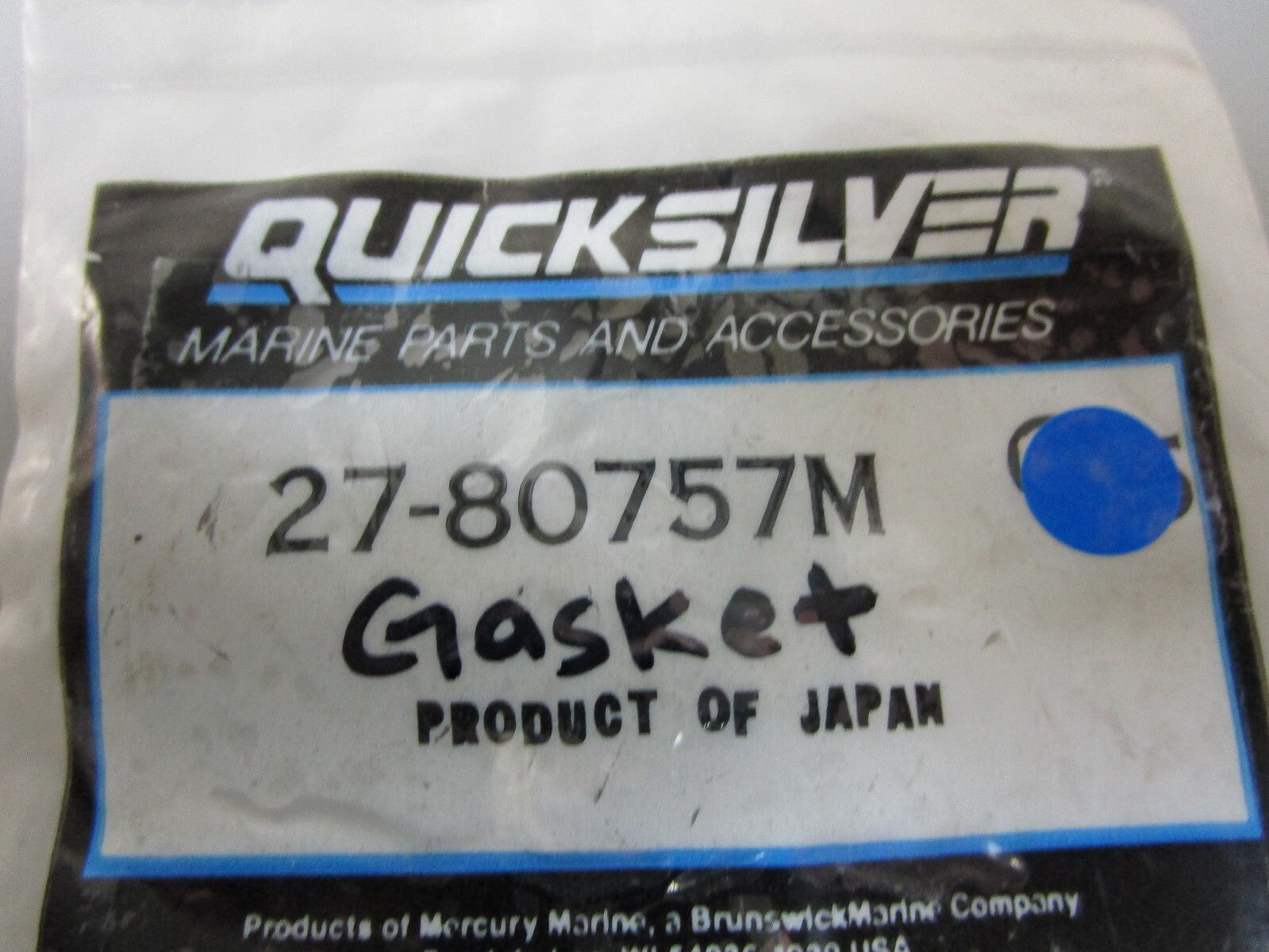 *NEW OEM* (LOT OF 5) 0720 Mercury Quicksilver Gasket 27-80757M