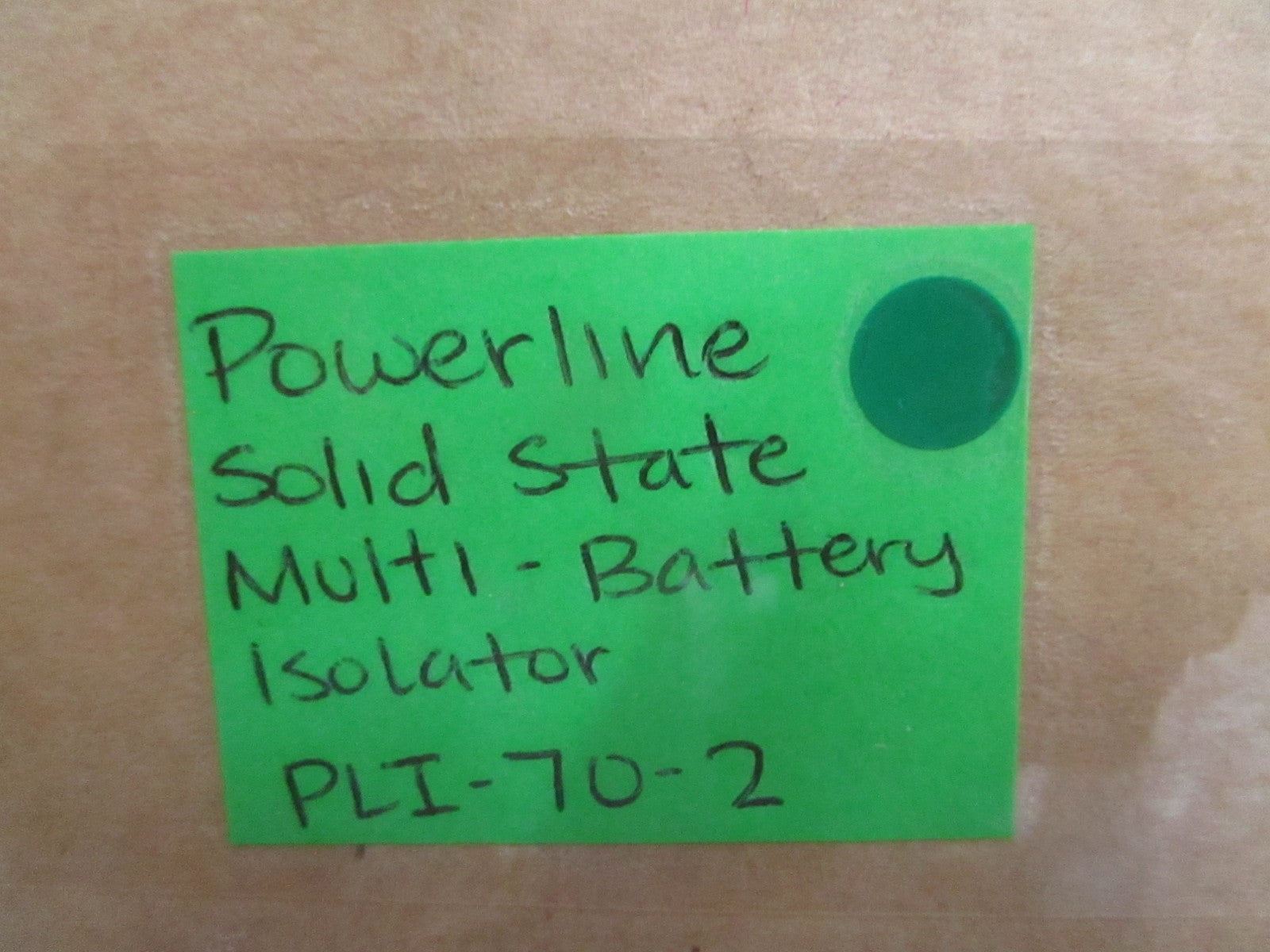 NEW OEM PLI-70-2 Powerline Solid State Multi-Battery Isolator 0820
