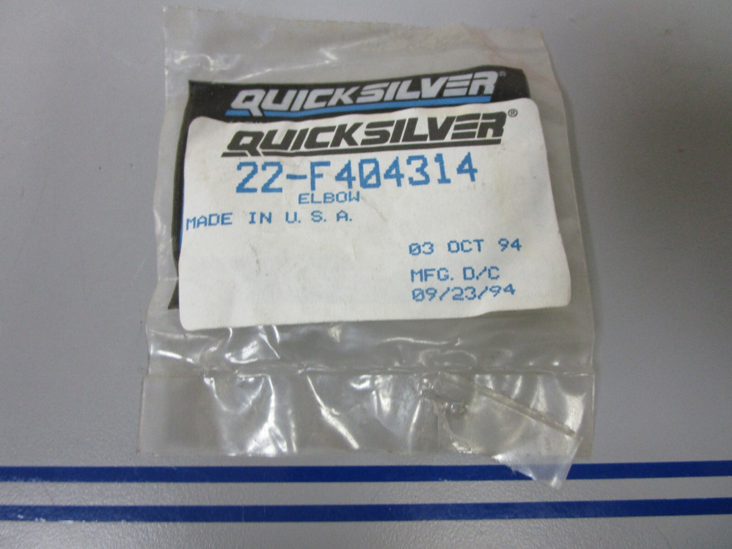 *NEW OEM* 0810 Mercury Quicksilver Elbow 22-F404314