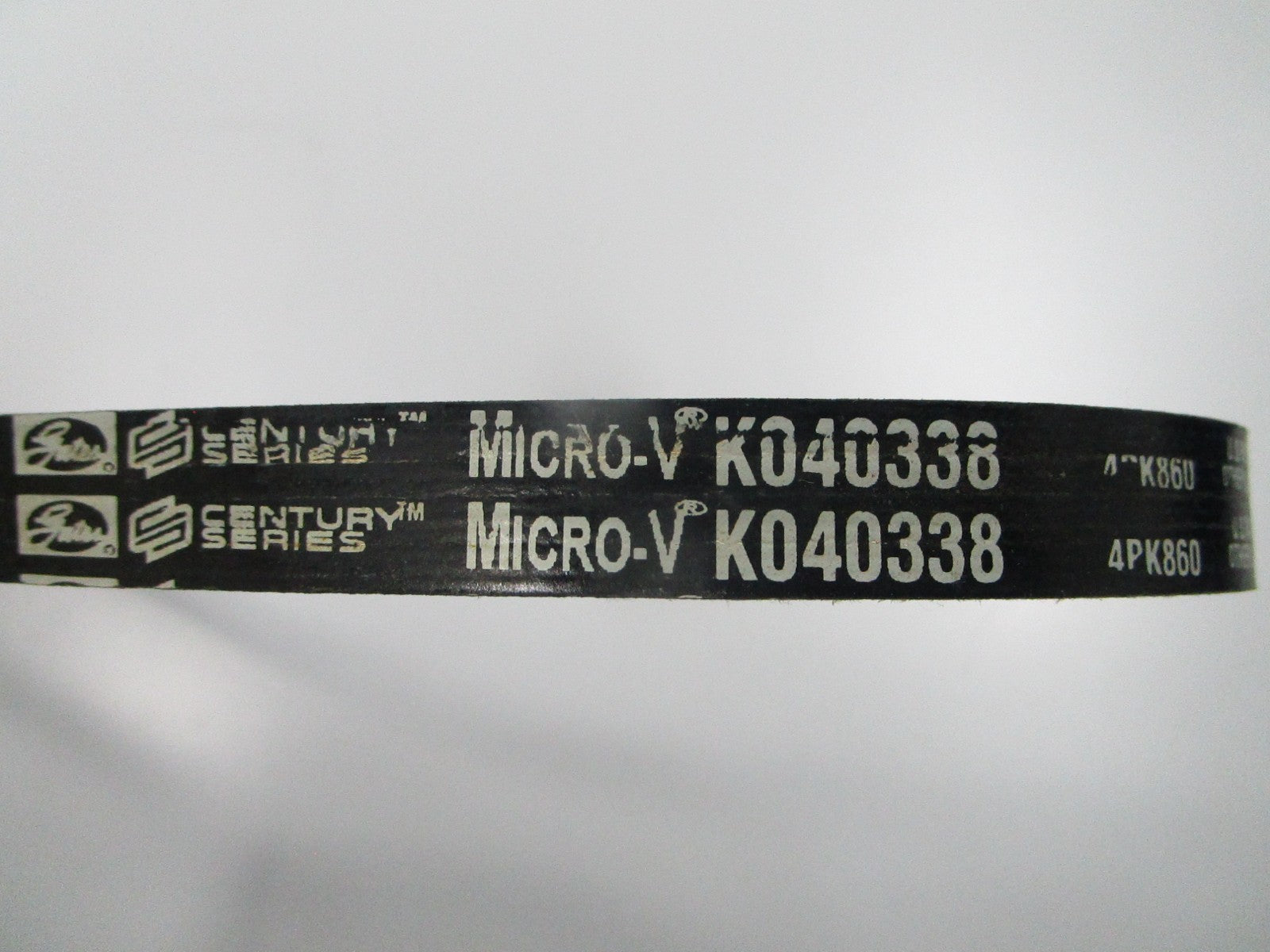 NEW K040338 Gates Micro-V Serpentine Belt 0810