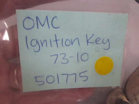 *NEW OEM* 0810 OMC Johnson Evinrude Ignition Key 73-10 501775 0501775