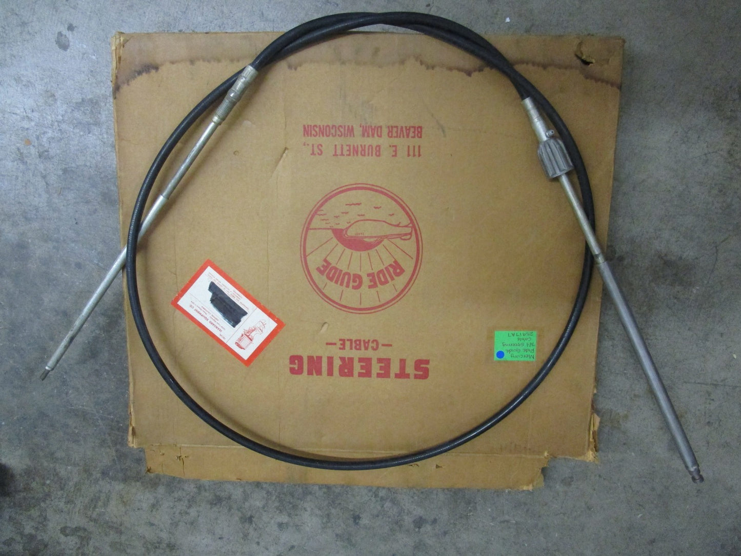 *NEW OEM* 0820 Mercury Ride Guide 7' Steering Cable 25917A7