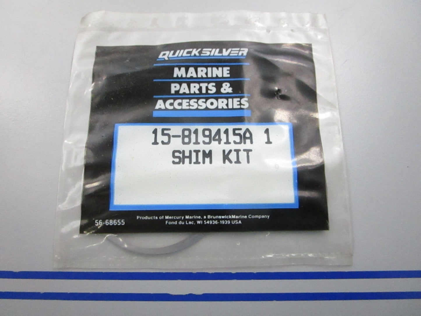 NEW OEM 15-819415A1 Mercury Quicksilver Shim Kit 0810