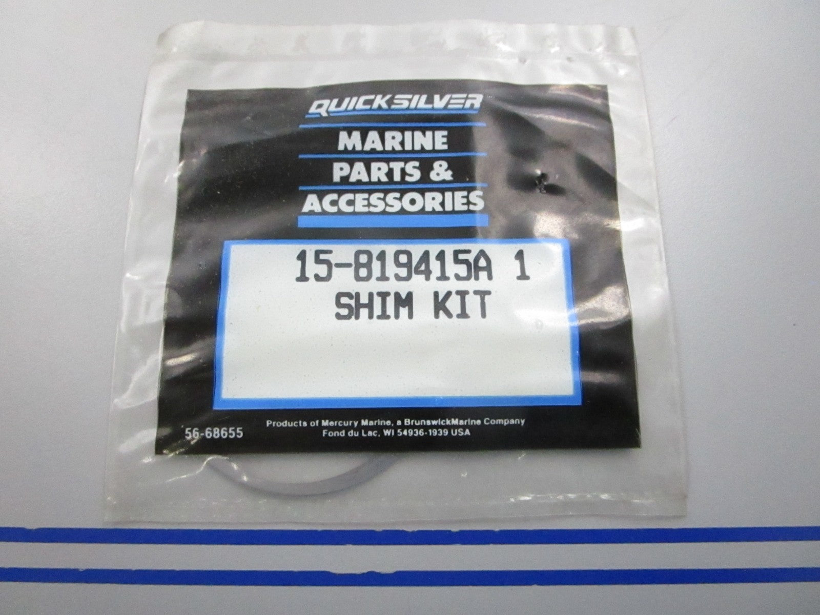 NEW OEM 15-819415A1 Mercury Quicksilver Shim Kit 0810
