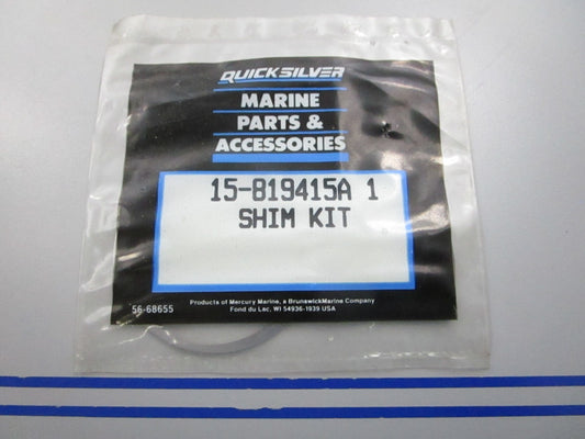 NEW OEM 15-819415A1 Mercury Quicksilver Shim Kit 0810