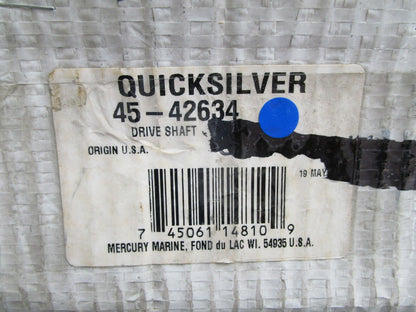 *NEW OEM* 0820 Mercury Quicksilver Drive Shaft 45-42634