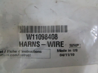 NEW OEM W11098408 Whirlpool Wire Harness 0820