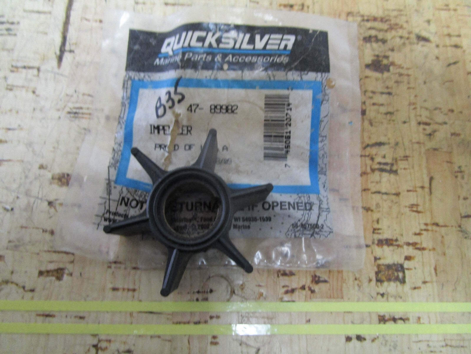 *NEW OEM* 0720 Mercury Quicksilver Impeller 47-89982