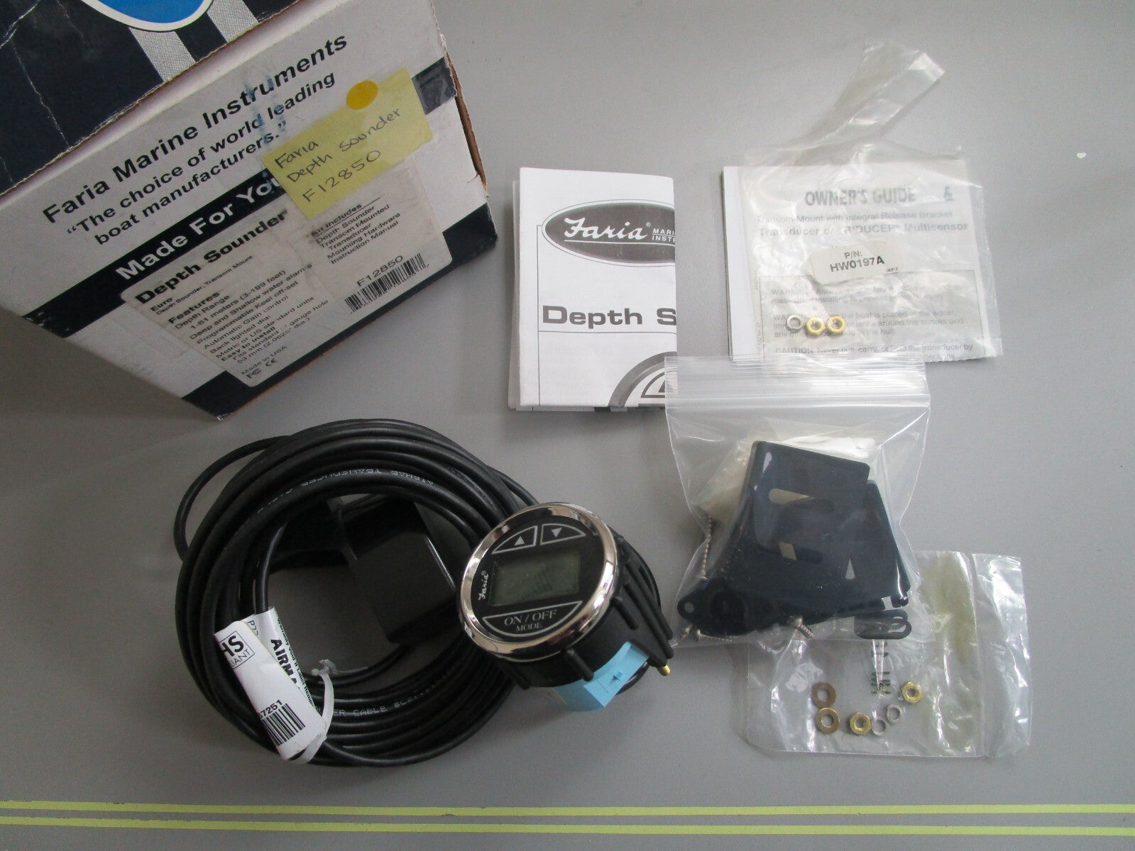 *NEW* 0820 Faria Depth Sounder F12850