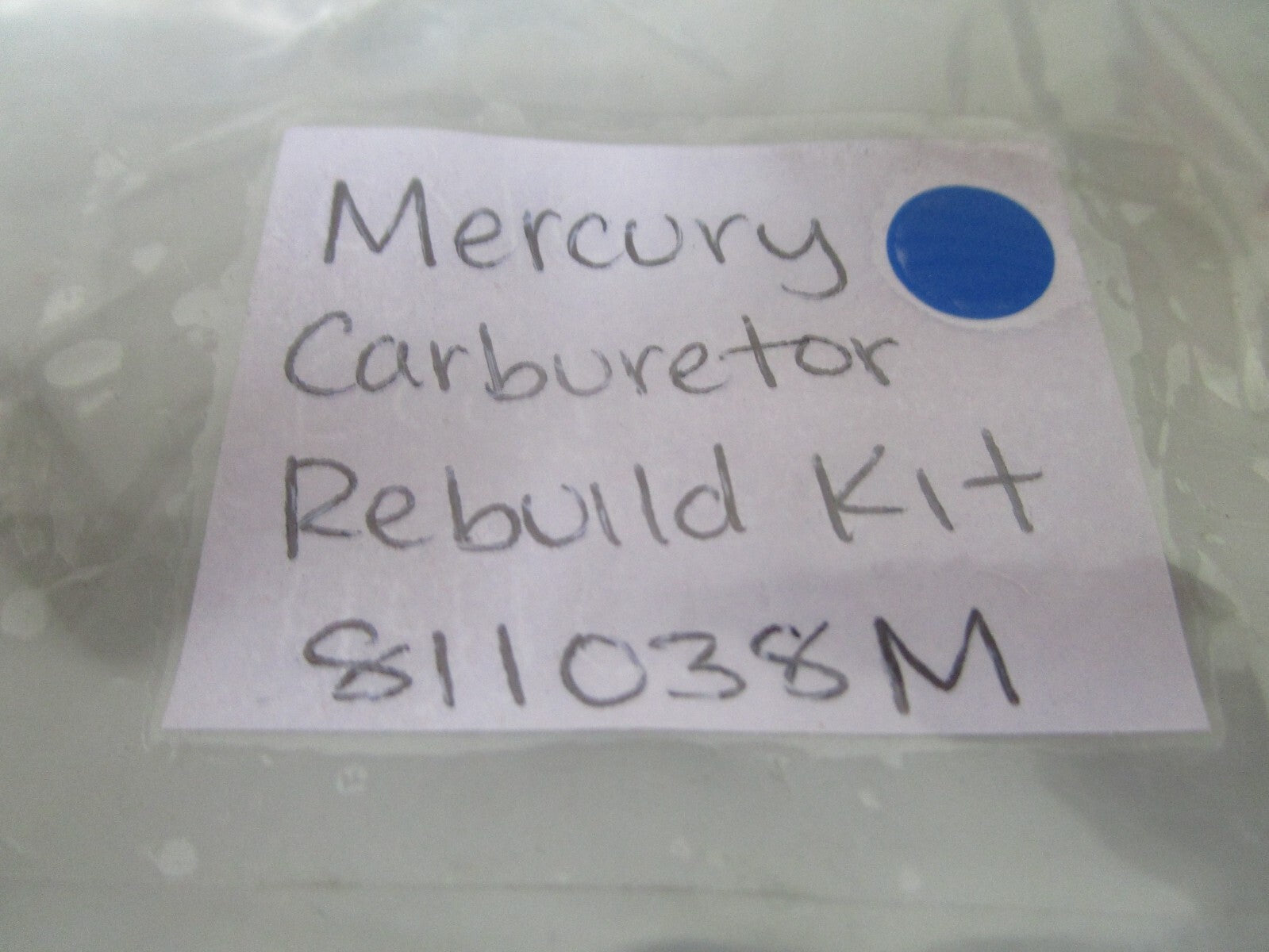 *NEW OEM* 0810 Mercury Quicksilver Carburetor Rebuilt Kit 811038M