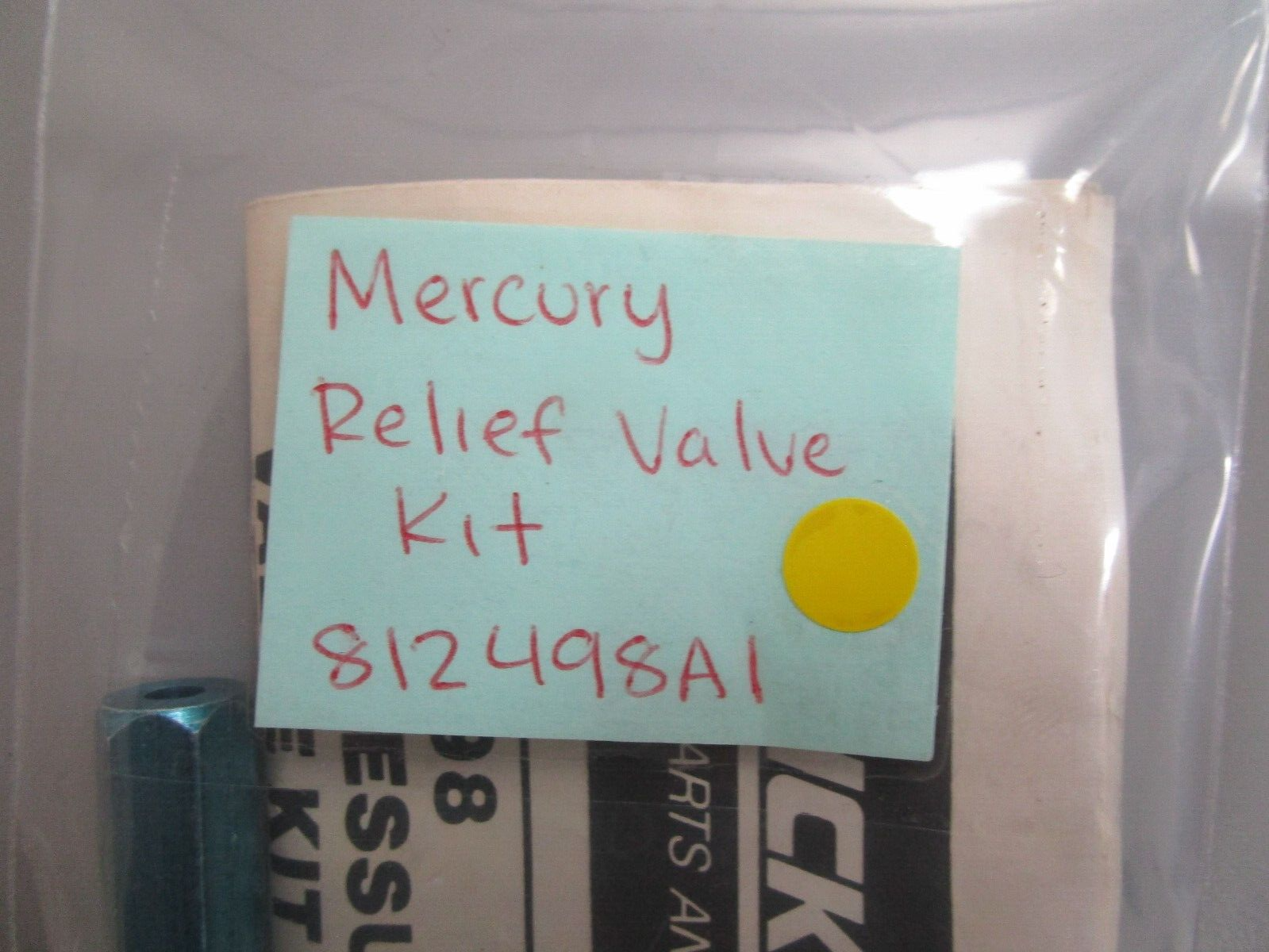 *NEW OEM* 0770 Mercury Quicksilver Relief Valve Kit 812498A1