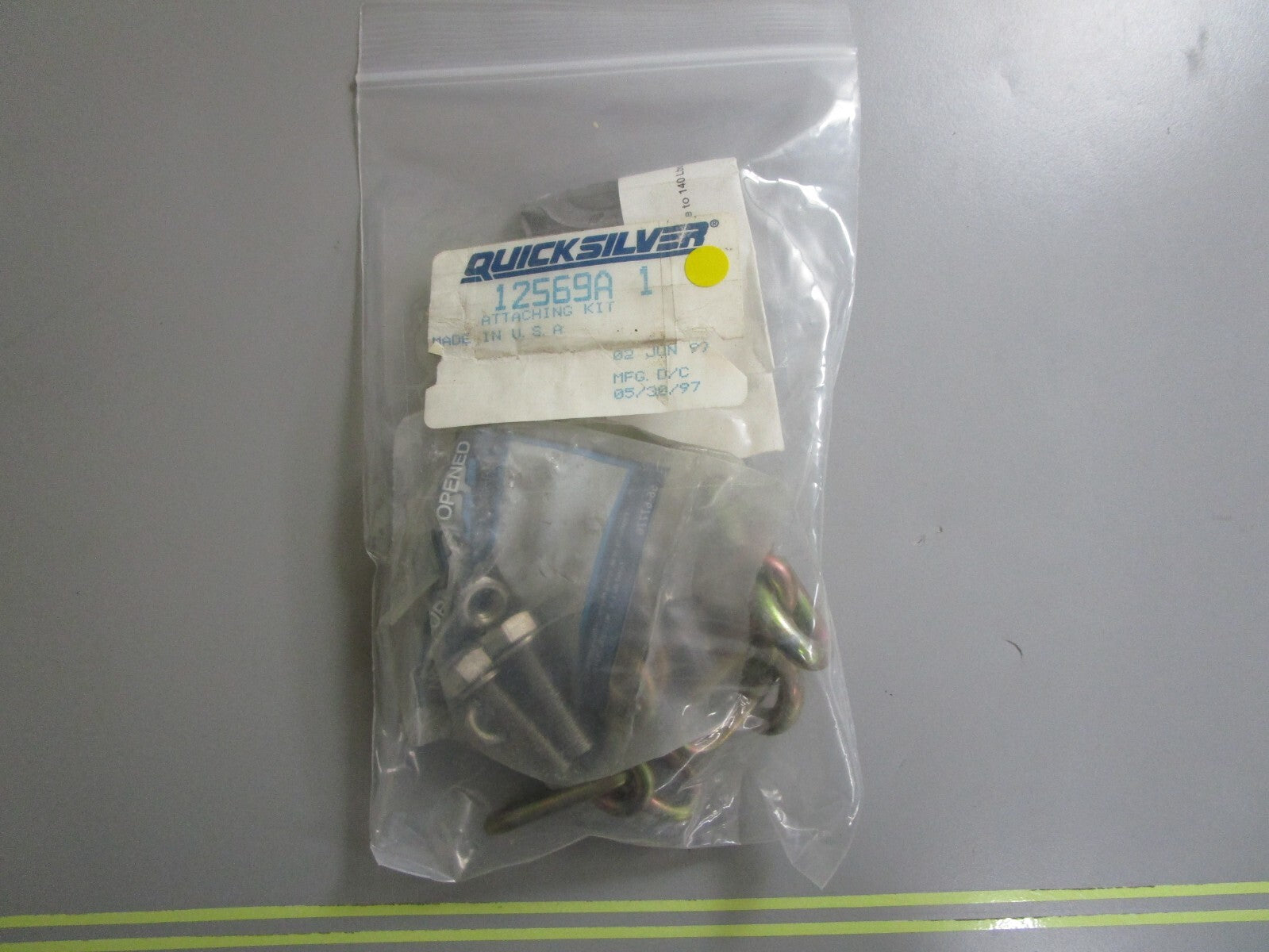 *NEW OEM* 0810 Mercury Quicksilver Attaching Kit 12569A1