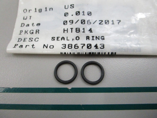 NEW OEM (LOT OF 2) 3867043 Cummins O-Ring Seal 0810