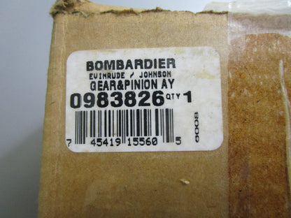*NEW OEM* 0820 OMC Johnson Evinrude 21:18 Gear & Pinion Assy 983826 0983826