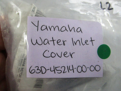 NEW OEM (LOT OF 2) 63D-45214-00-00 Yamaha Water Inlet Cover 0810