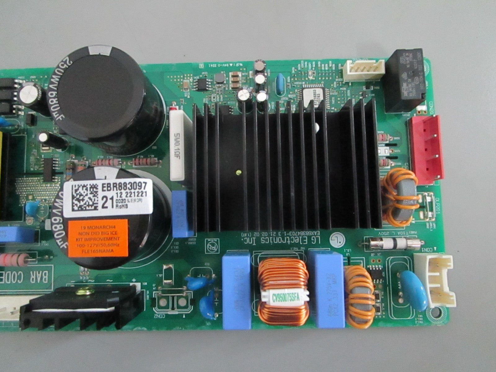 *NEW OEM* 0820 LG Refrigerator Main Control Board EBR88309721