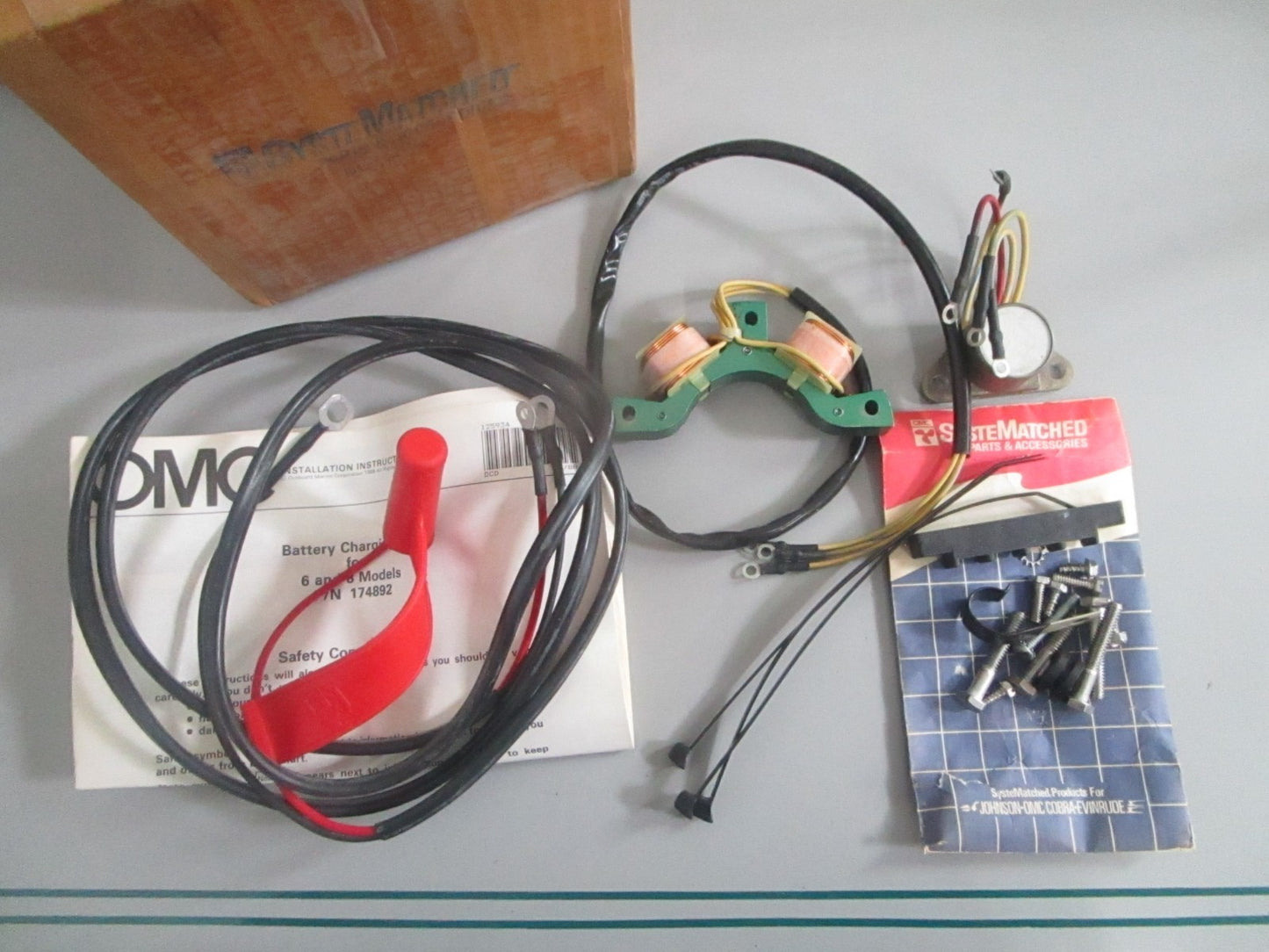 NEW OEM 175278 0175278 OMC Johnson Evinrude Battery Charging Kit 0820