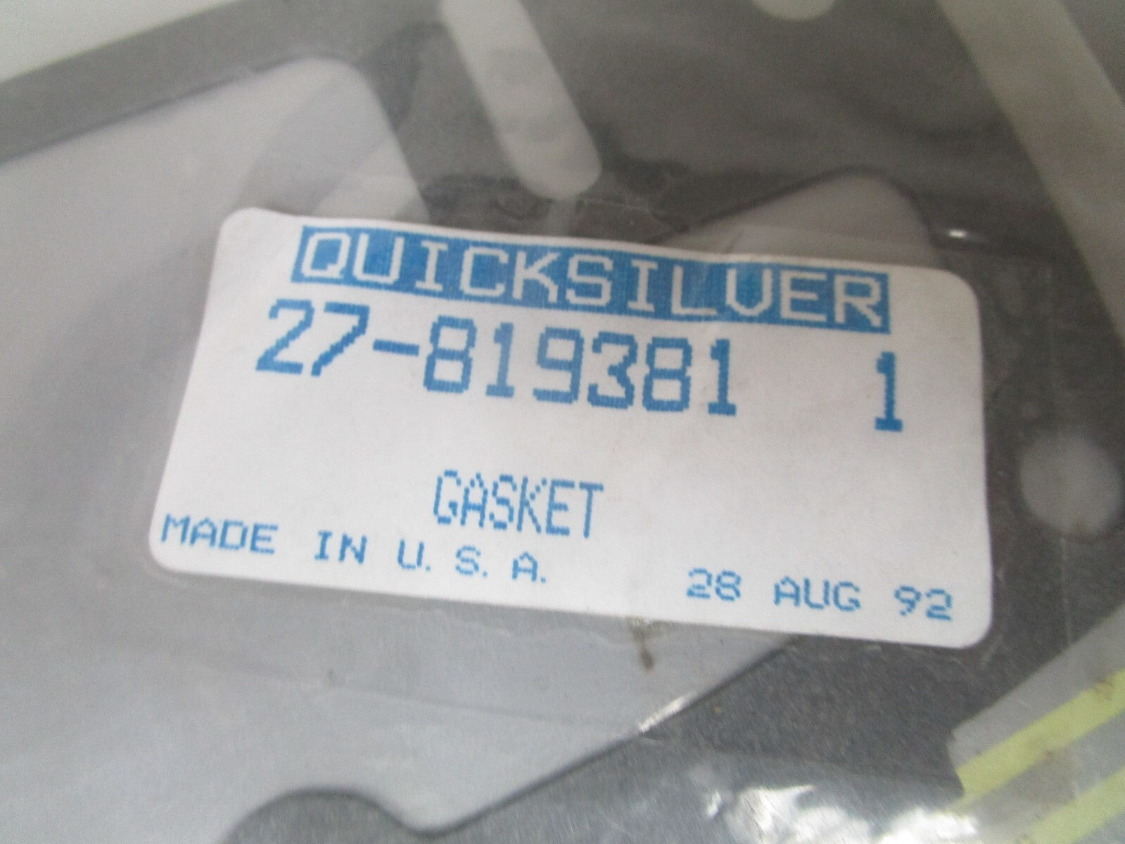 *NEW OEM* 0810 Mercury Quicksilver Gasket 27-8193811