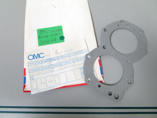 NEW OEM 203034 0203034 OMC Johnson Evinrude Cylinder Head Gasket 0810