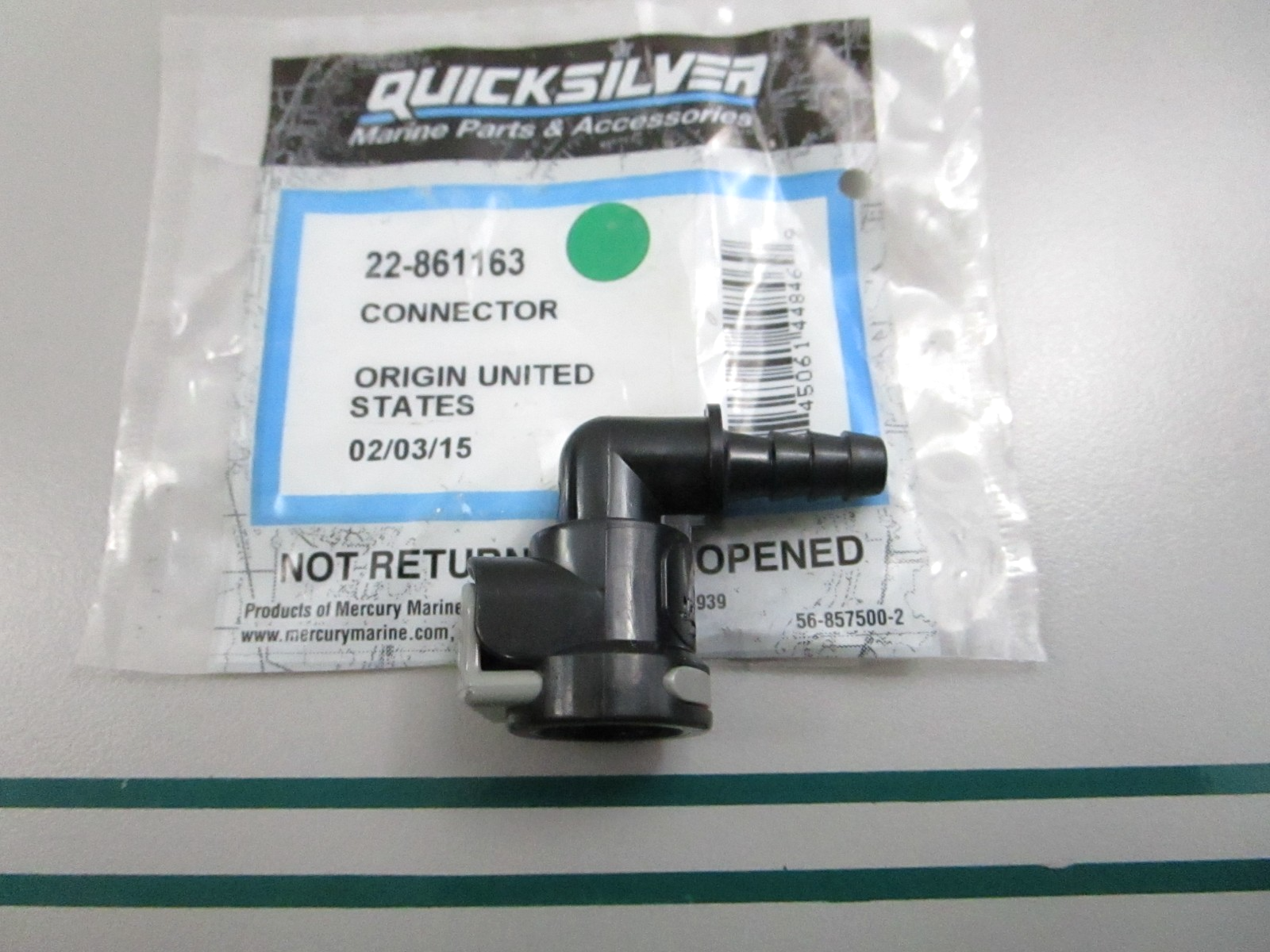 NEW OEM 22-861163 Mercury Quicksilver Connector 0810