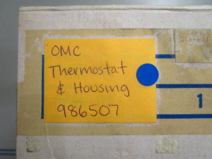 *NEW OEM* 0810 OMC Johnson Evinrude Thermostat & Housing 986507 0986507
