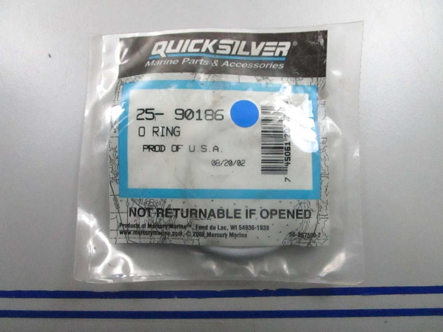 *NEW OEM* 0810 Mercury Quicksilver O-Ring 25-90186