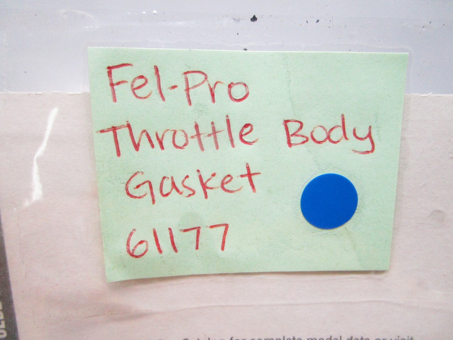 *NEW* 0810 Fel-Pro Throttle Body Gasket 61177