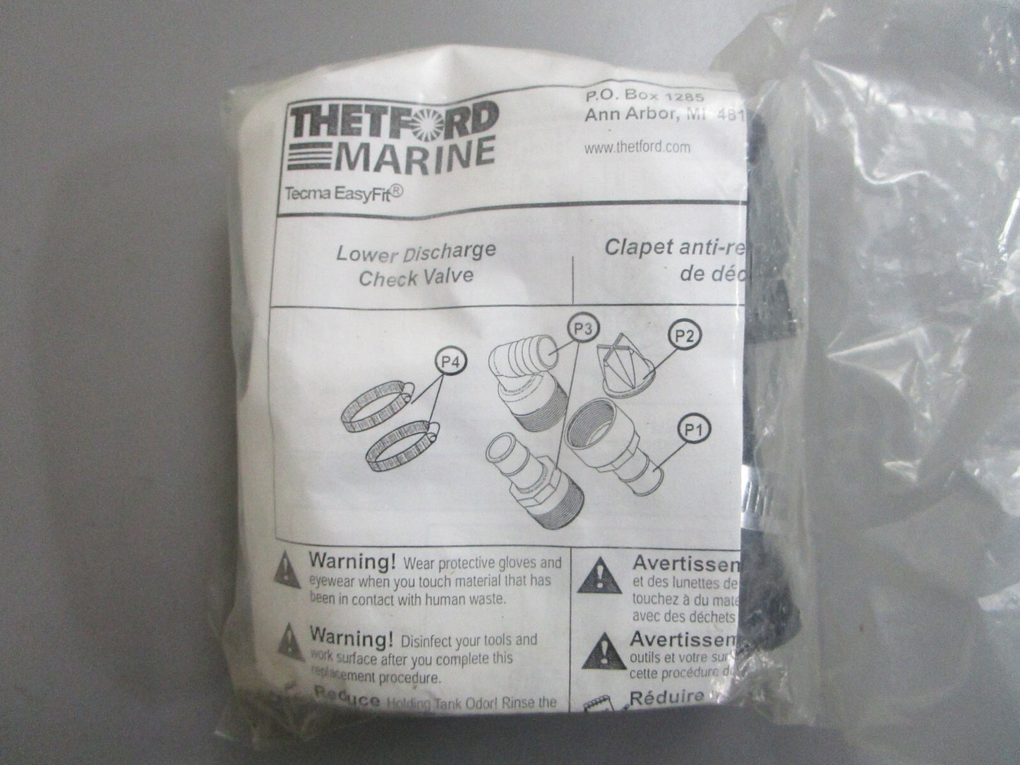 *NEW* 0820 Thetford Marine Fitting Straight Valve Kit 38866