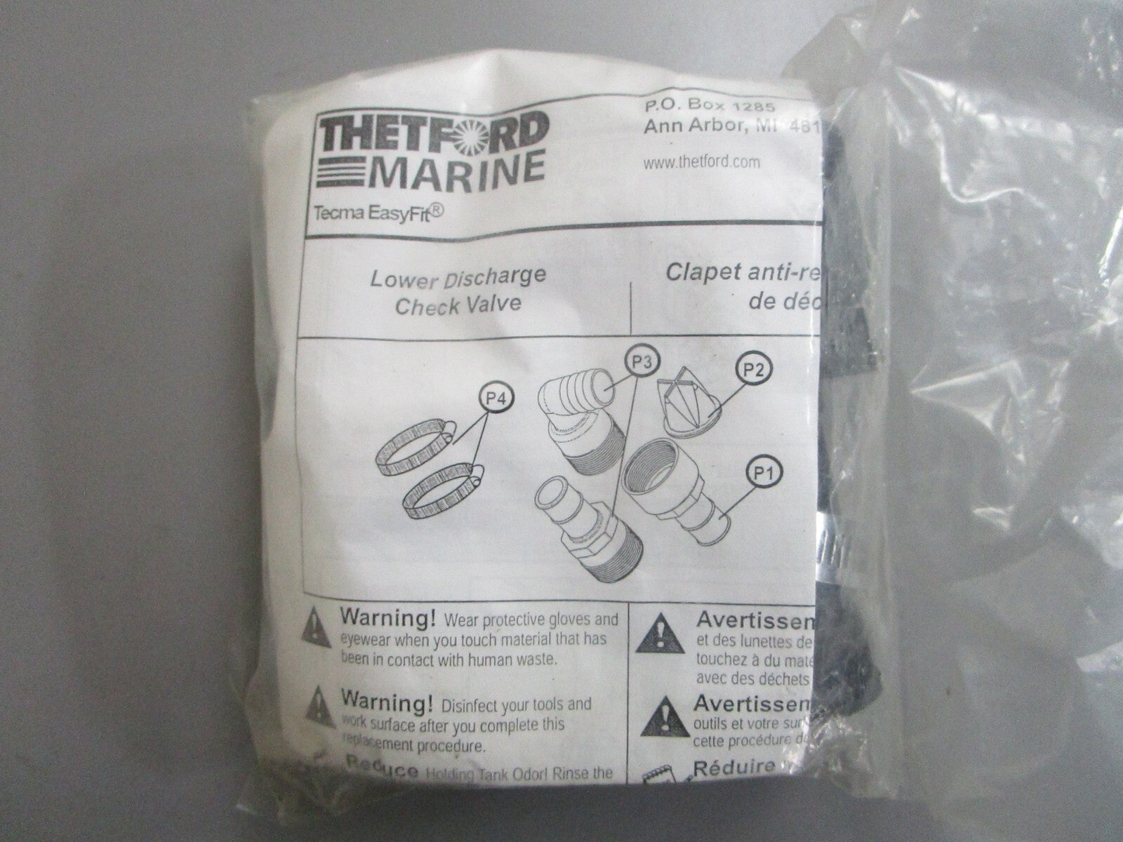 *NEW* 0820 Thetford Marine Fitting Straight Valve Kit 38866