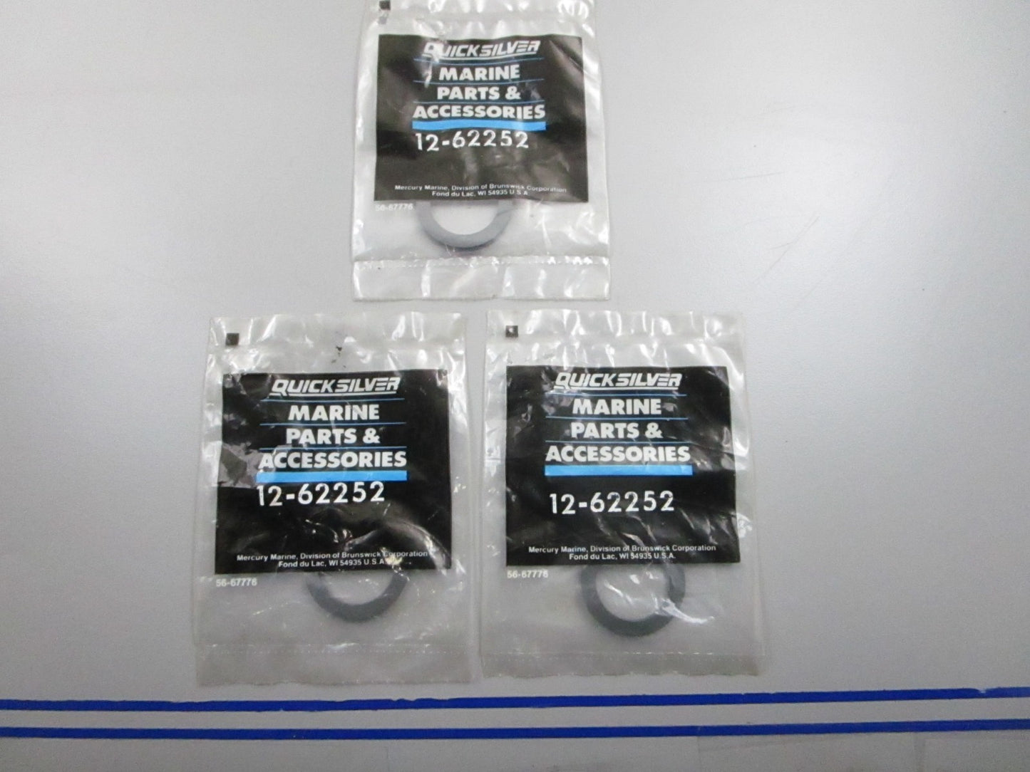 *NEW OEM* (LOT OF 3) 0810 Mercury Quicksilver Washer 12-62252