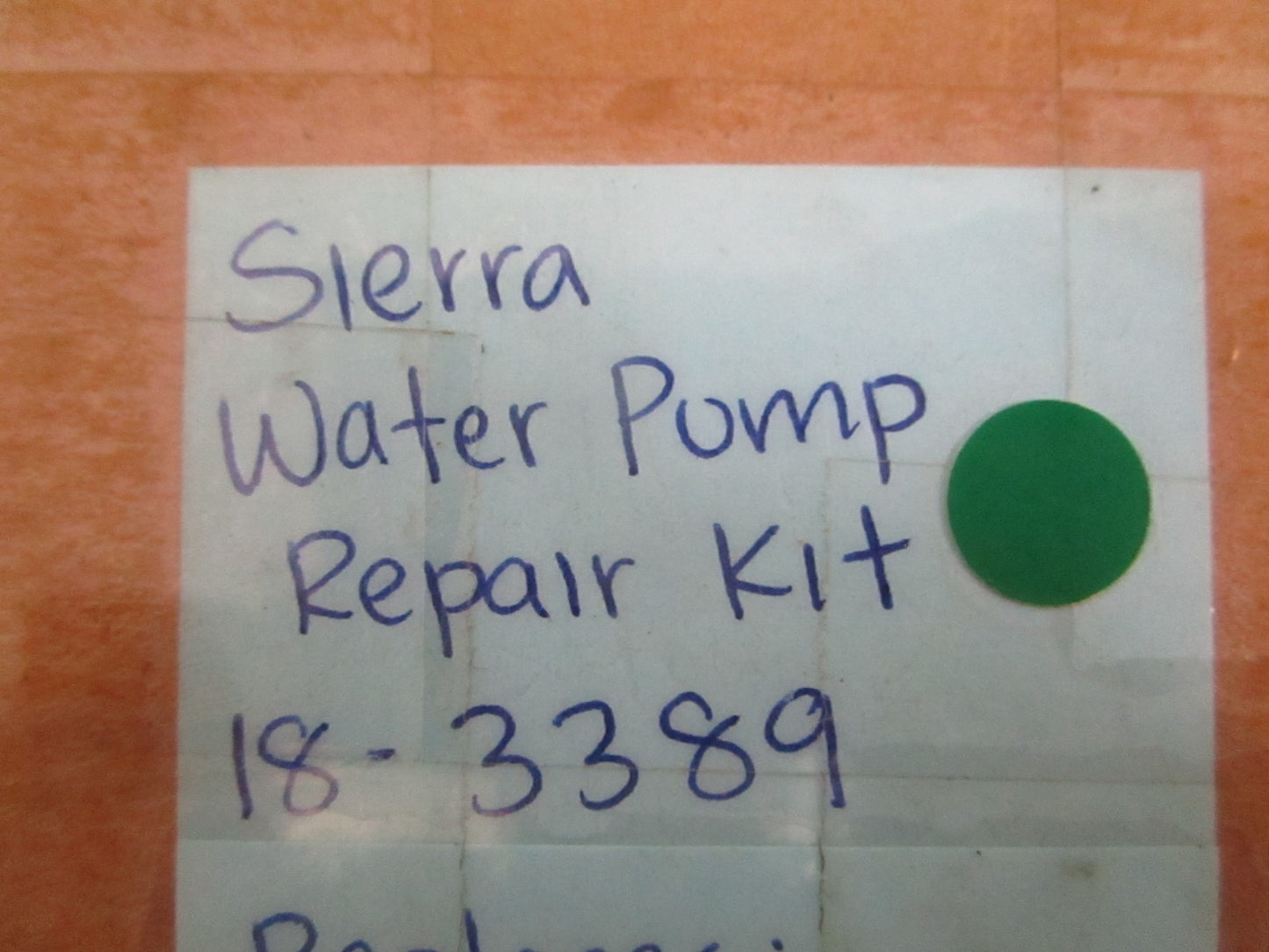 NEW 18-3389 Sierra Water Pump Repair Kit Rep: 432955 436957 438591 OMC 0820