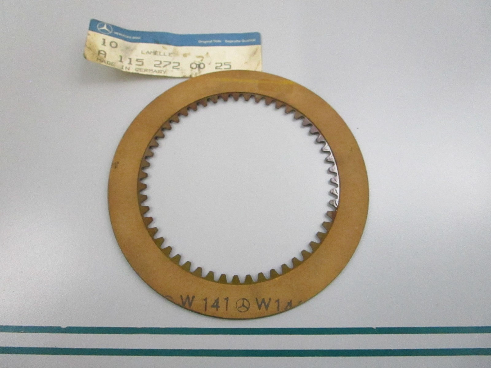 NEW OEM 1152720025 Mercedes-Benz Clutch Plate 0810