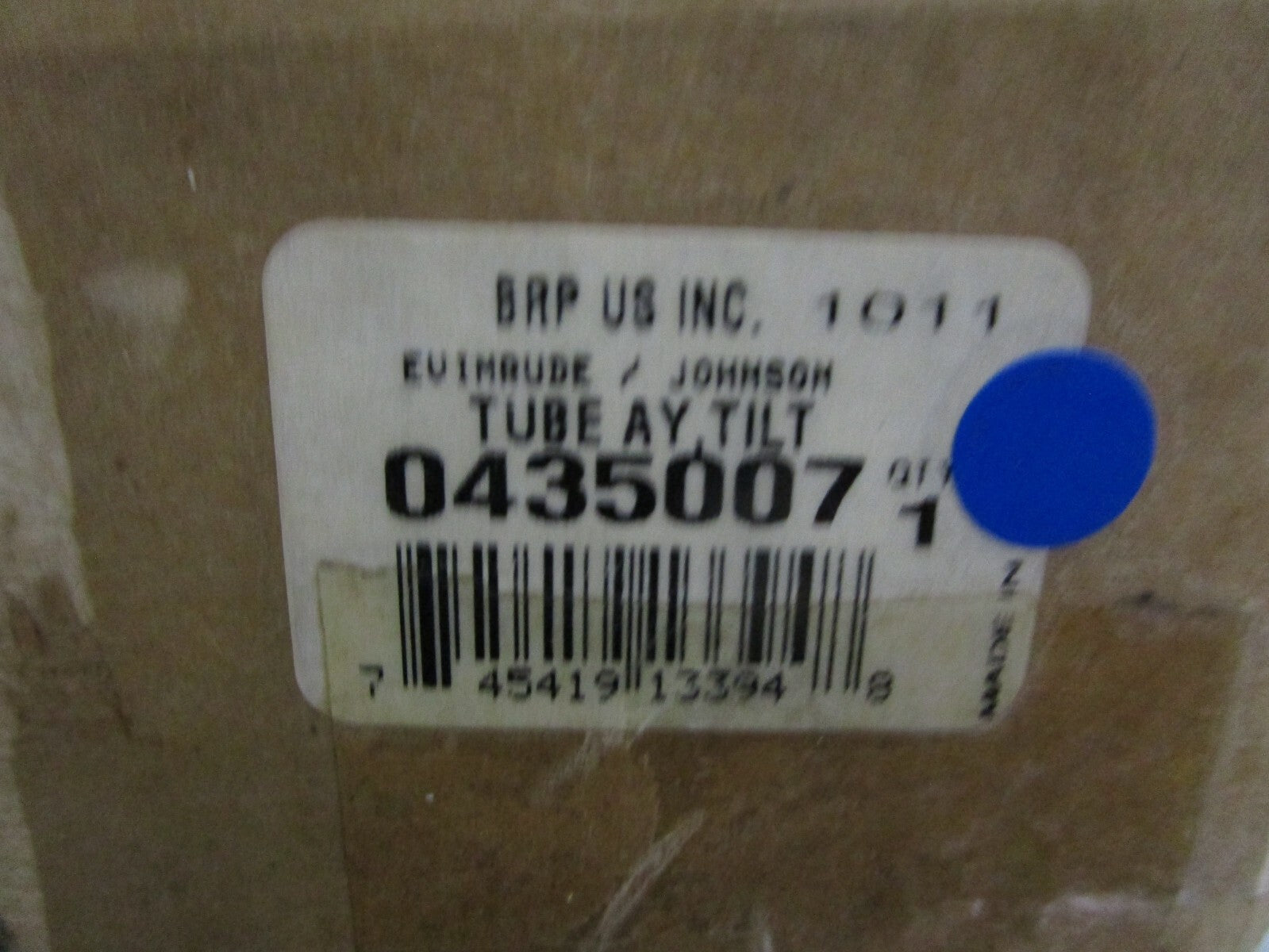 *NEW OEM* 0820 OMC Johnson Evinrude Tilt Tube Ay 435007 0435007