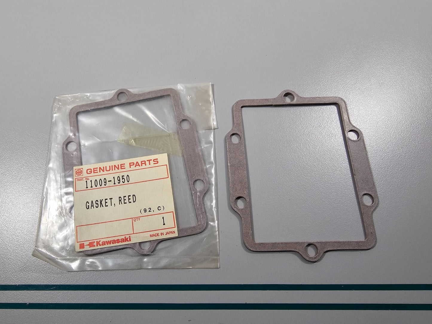 NEW OEM (LOT OF 2) 11009-1950 Kawasaki Reed Gasket 0810