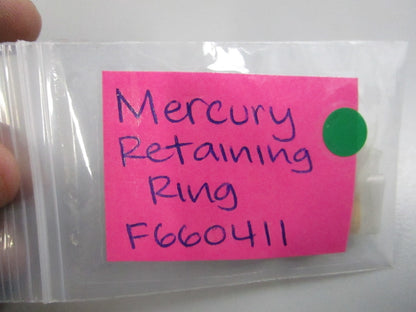 NEW OEM F660411 Mercury Quicksilver Retaining Ring 0810