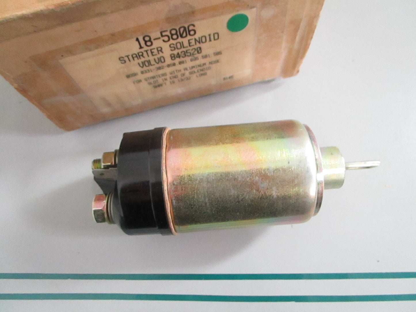 NEW 18-5806 Sierra Starter Solenoid Rep: 843520 Volvo 0820